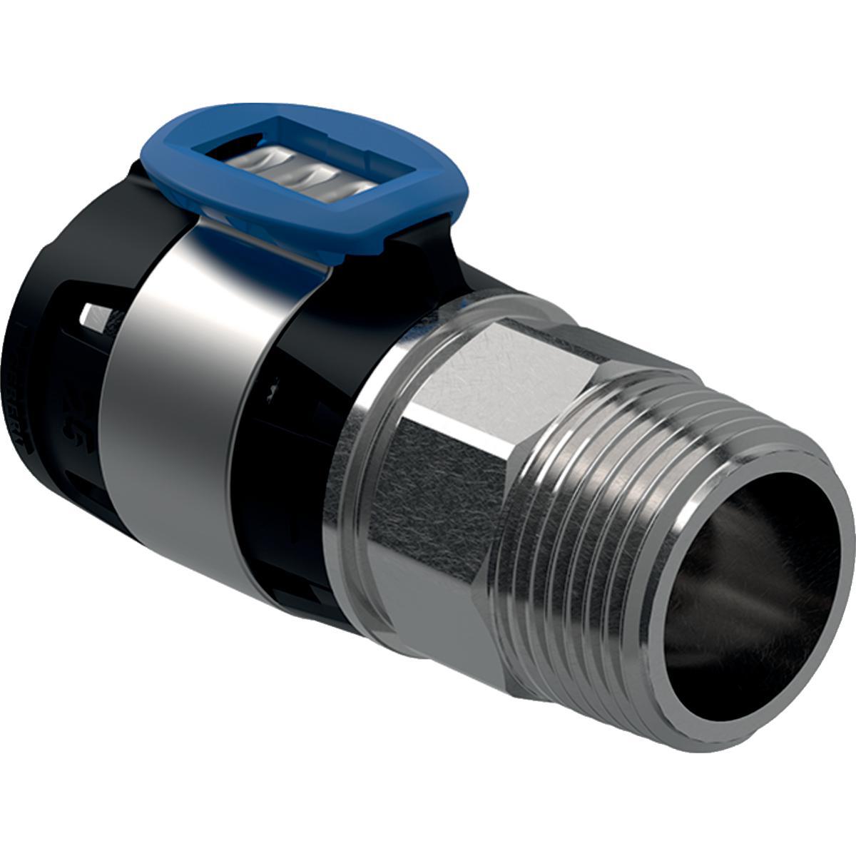 Övergång med utv gänga FlowFit, Geberit - FLOWFIT ÖVERGÅNG 25XR20 UTV GG, RF, GEBERIT