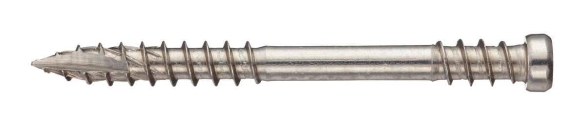 Hardwoodskruv (A4 syrafast) för träregel - HARDWOODSKRUV TRÄ 5.5X60 A4 SYRAFAST 100/FRP