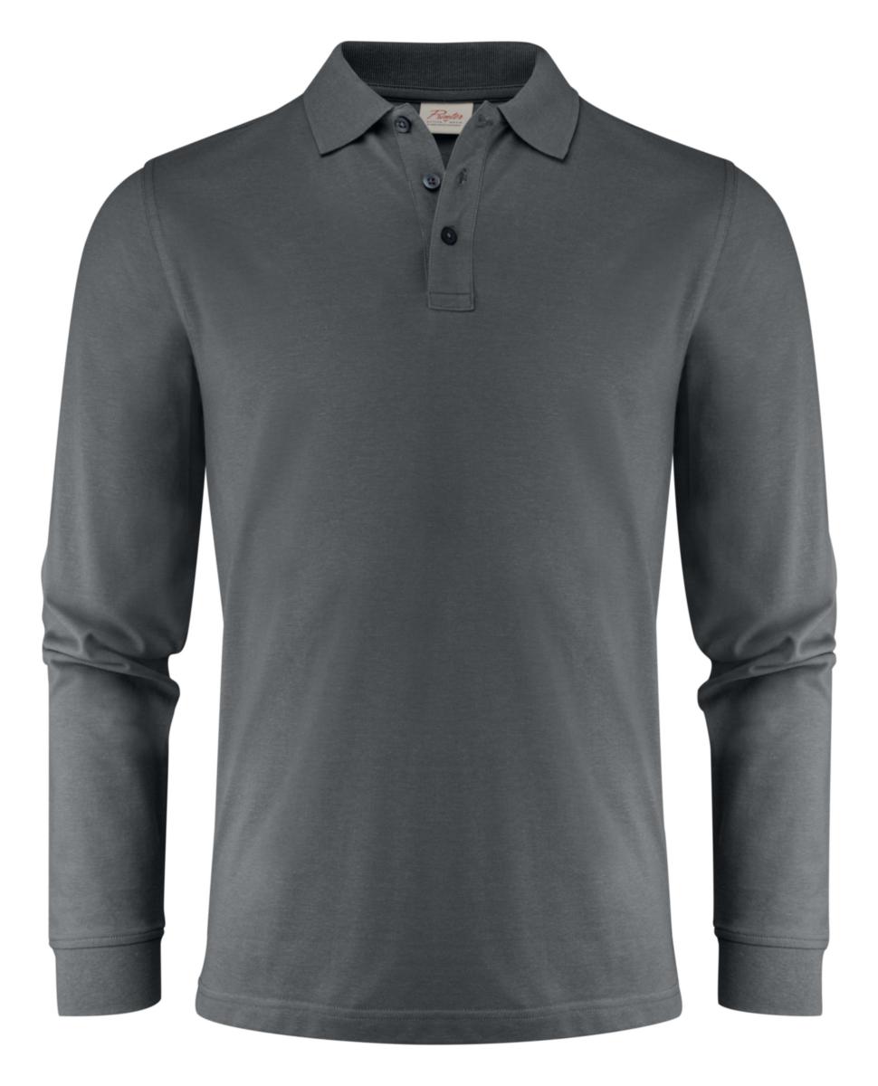 Pikètröja Harvest Surf Pro - PIKÈ LÅNGÄRM PRINTER SURF PRO 2265026 STÅLGRÅ STL 3XL