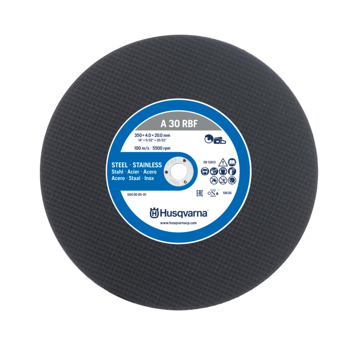 Kapskiva Husqvarna Stål/Metall - KAPSKIVA HUSQVARNA STÅL 300MM ABRASIV STÅL/METALL 300 25,4MM