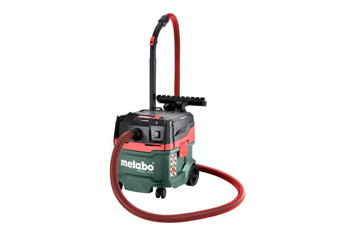 Grovdammsugare Metabo AS 36-18 L 20 PC SOLO - DAMMSUGARE METABO AS3618L20PC 18V SOLO 20L MANUELL RENGÖRING