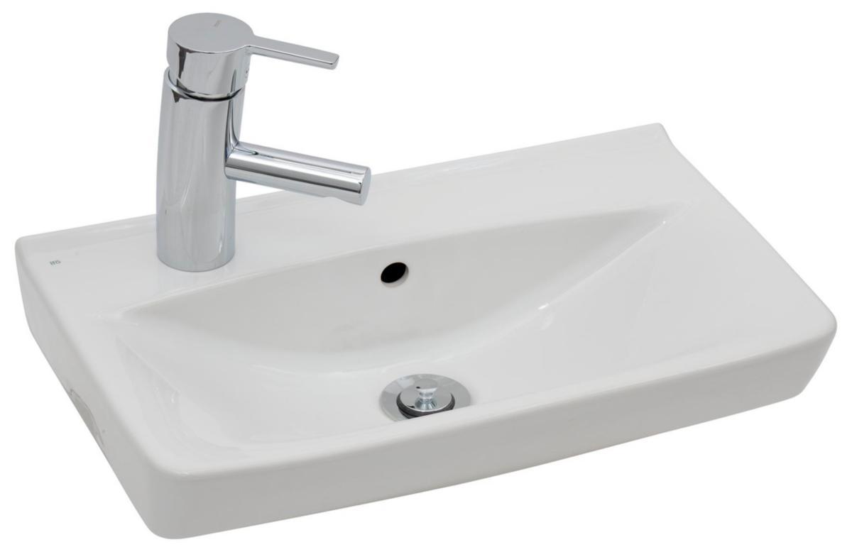 Wash basin package Ifö Spira 15018 - IFÖ WASH BASIN PKG SPIRA 15018 MMIX BL VIPP VENT L 50CM