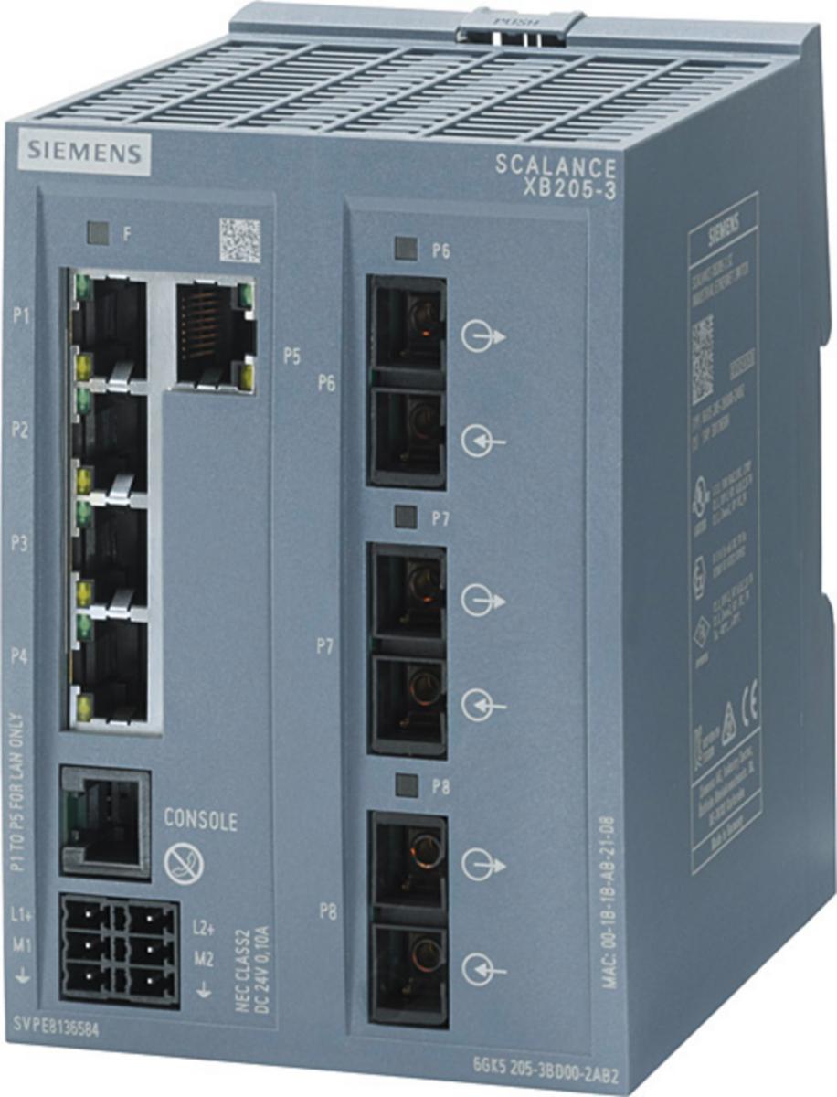 Nätverksswitch Scalance XB-200 - SWITCH SCALANCE XB205-3 6GK5205-3BD00-2AB2