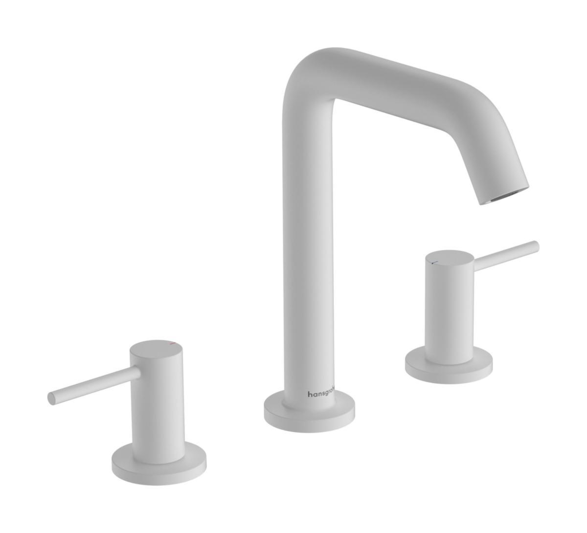 Tvättställsblandare Tecturis S 150, Hansgrohe - HANSGROHE TVÄTTSTÄLLSBLANDARE TECTURIS S 150 MATT VIT