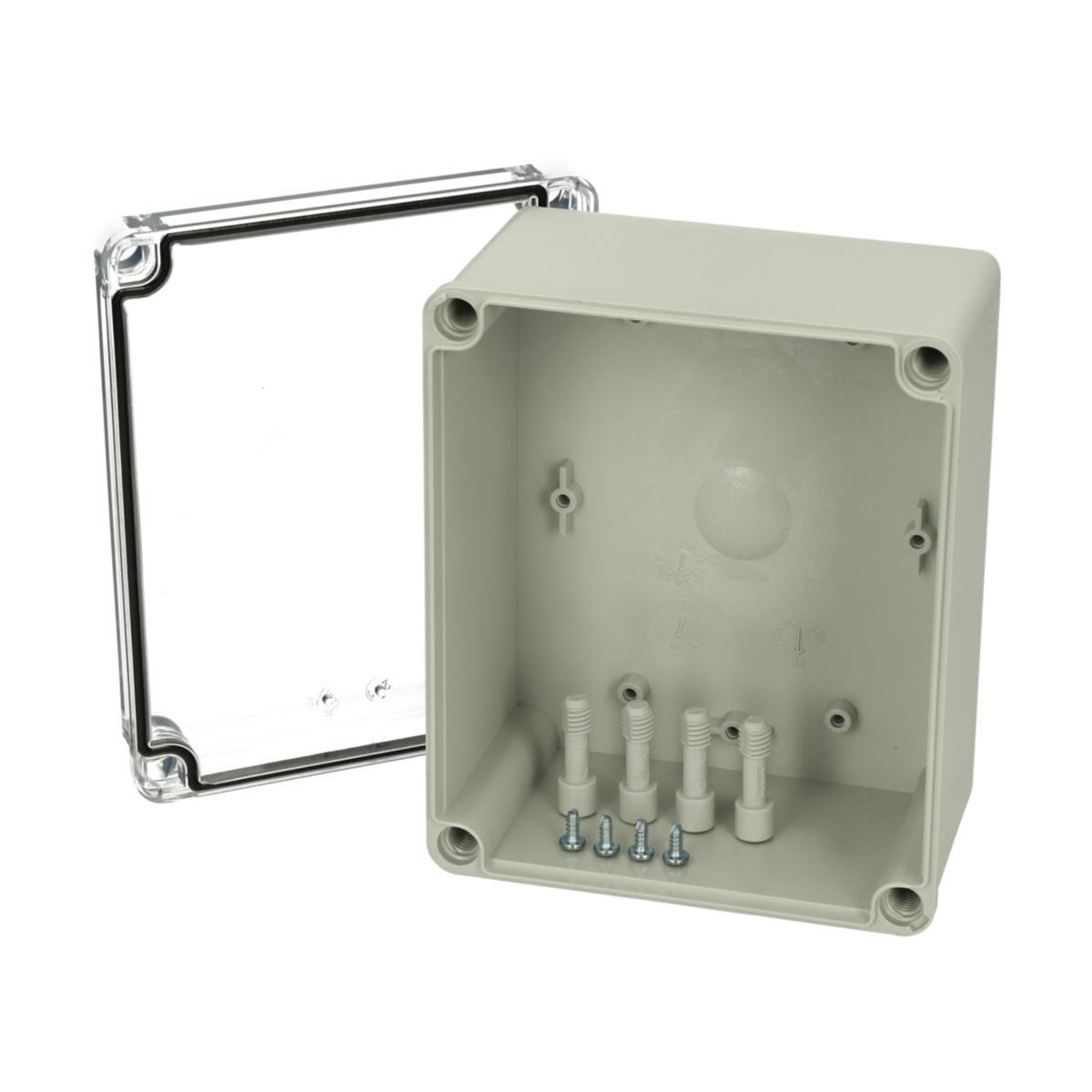 Apparatlådor Piccolo, transparent lock - APP.LÅDA PC H95 T