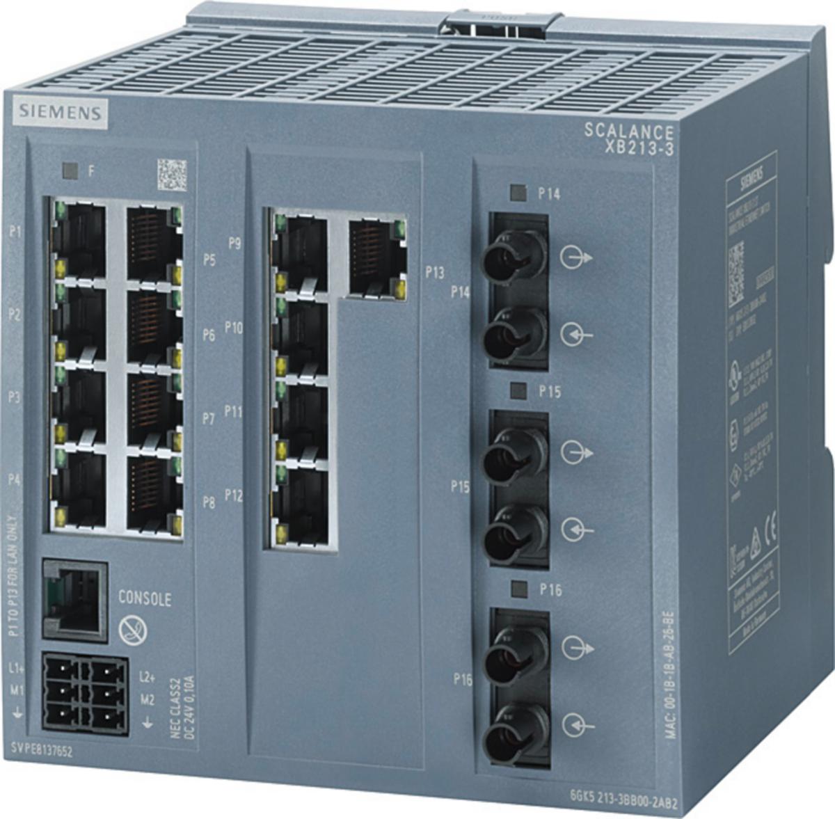 Nätverksswitch Scalance XB-200 - SWITCH SCALANCE XB213-3 6GK5213-3BB00-2TB2