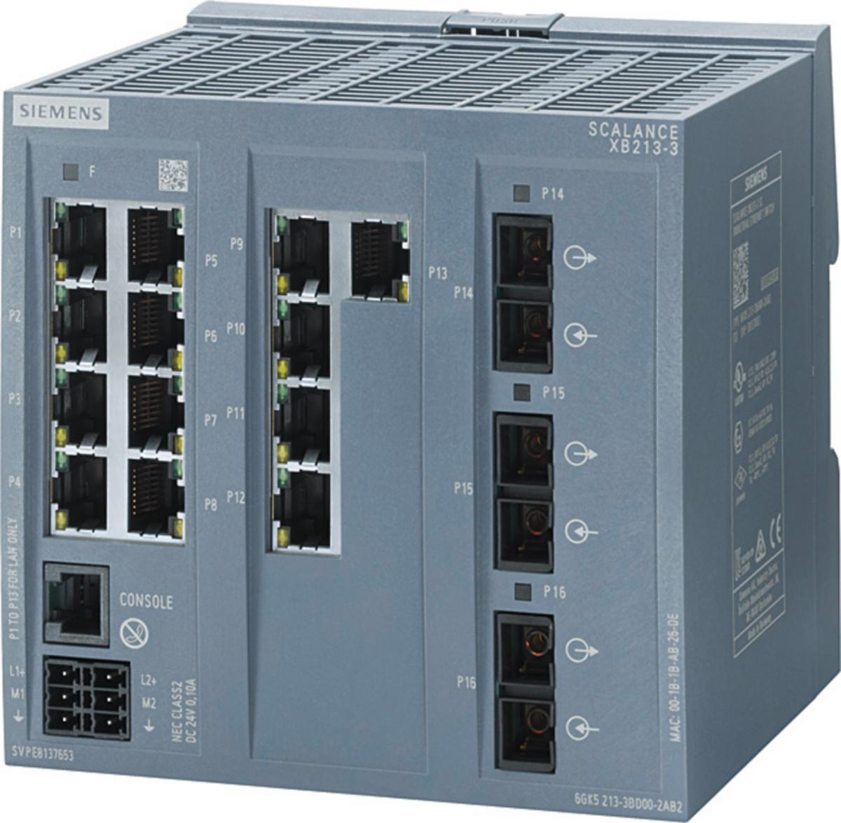 Nätverksswitch Scalance XB-200 - SWITCH SCALANCE XB213-3 6GK5213-3BD00-2TB2