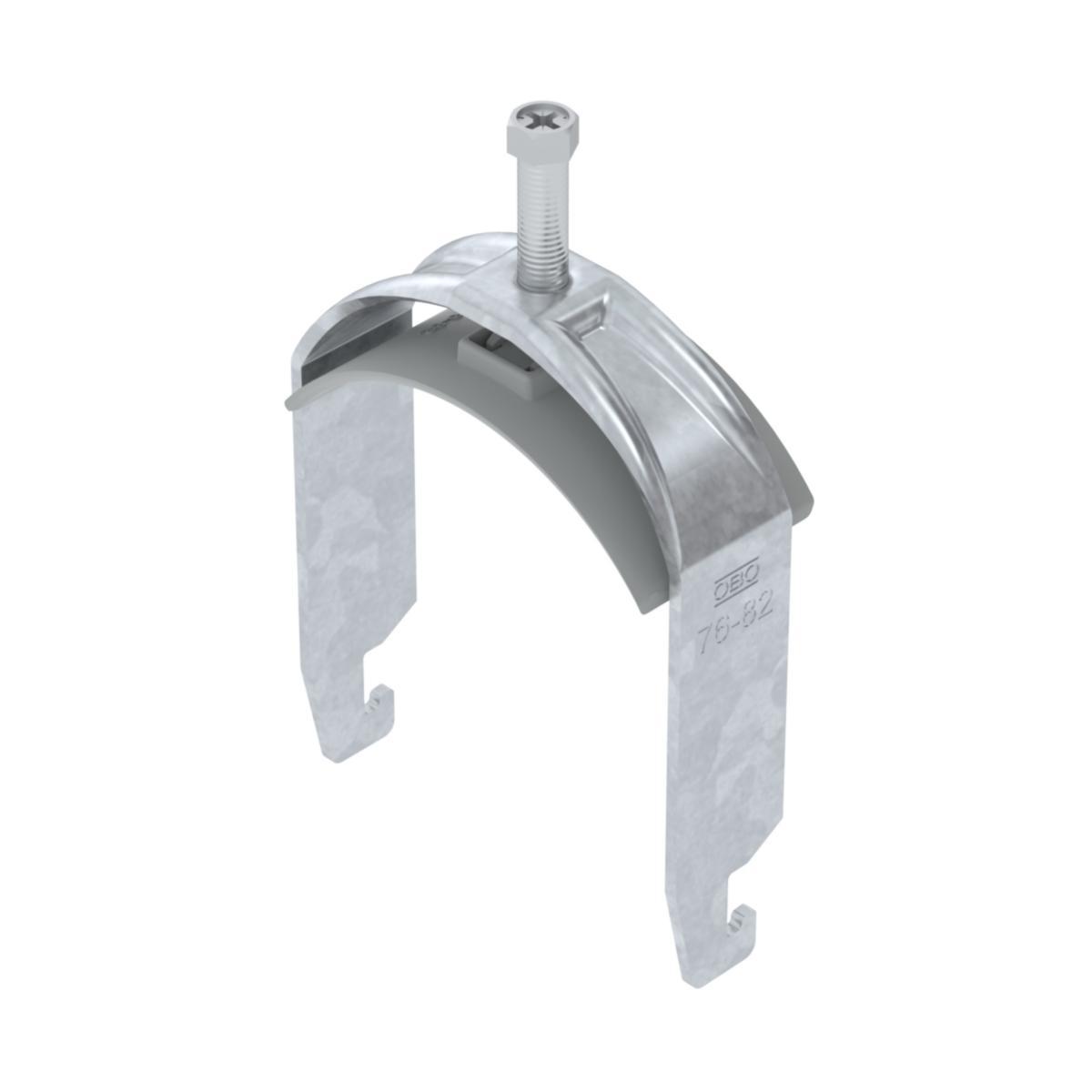 Kabelhållare VFZ enkel med plast U-profil - KABELHÅLLARE U1 76-82MM VFZ BS-U1-K-82 FT