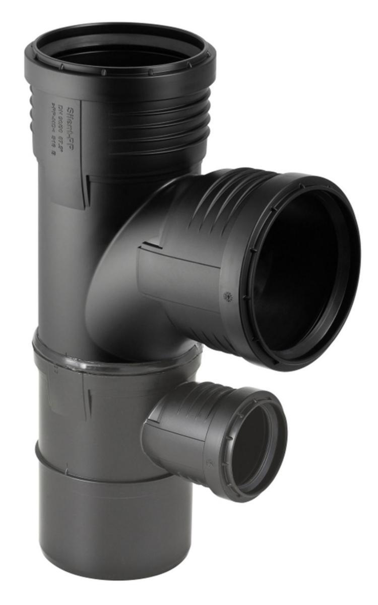 Kombigrenrör 88,5° Silent PP, Geberit - KOMBIGRENRÖR 87.5° 110X110X50 SILENT PP. GEBERIT