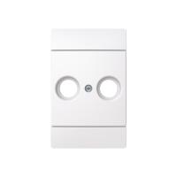 Centrumplatta för antennuttagsinsatser  Saga