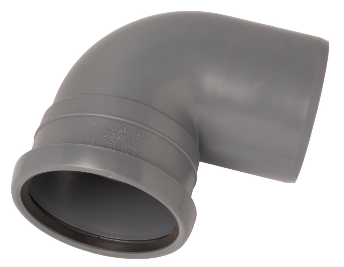 Böj med en muff 88,5°, PP/HT, Nordic Pipelife - 110X88.5 GR PP BÖJ NORDIC. PIPELIFE