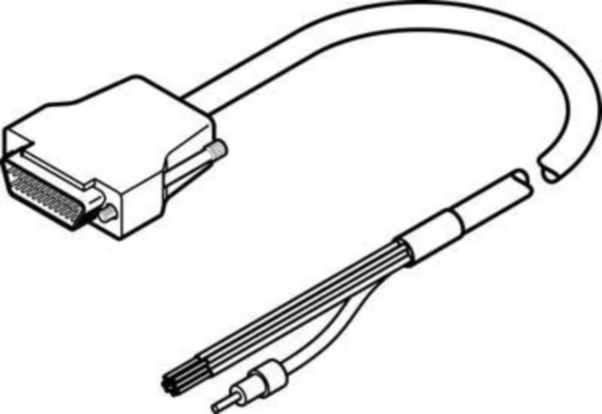 Huvudkabel Festo NEBC - FÖRBINDELSEKABEL FESTO NEBC NEBC-S1G25-K-5.0-N-S1G25