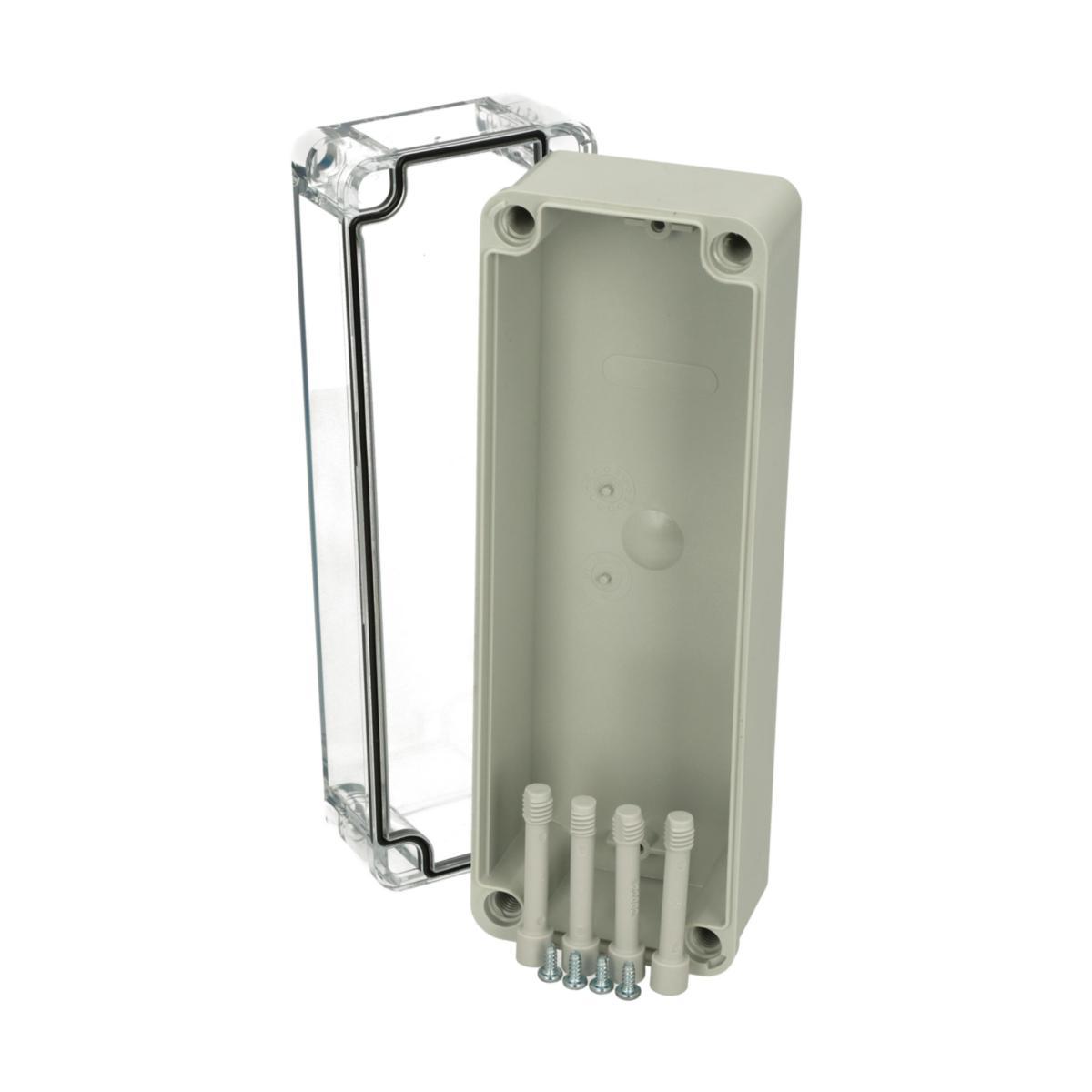 Apparatlådor Piccolo, transparent lock - APP.LÅDA PC F85 T