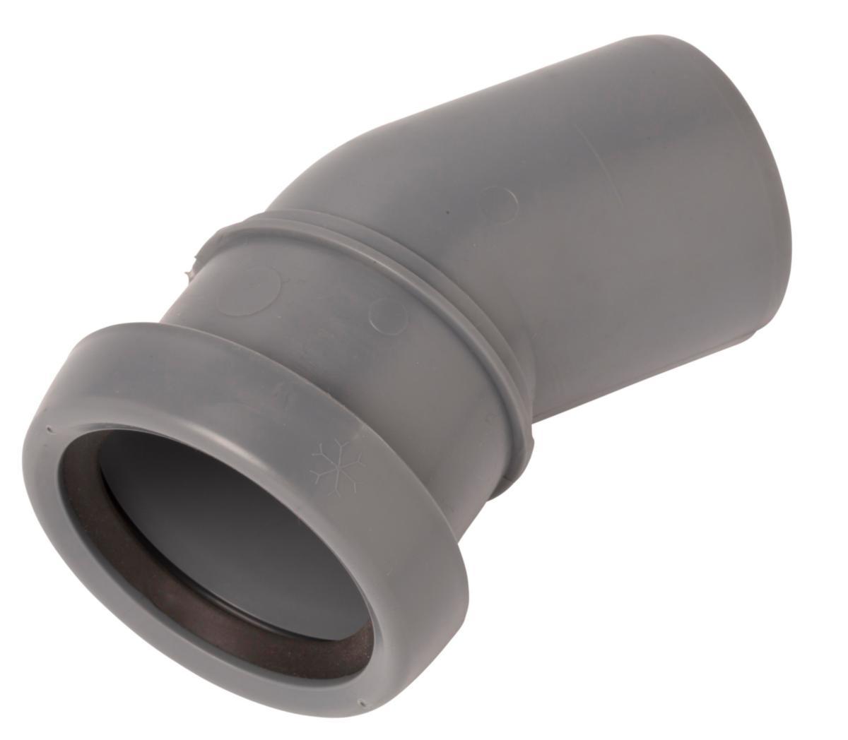 Böj med en muff 30°, PP/HT, hel kartong, Nordic Pipelife - 50X30GR PP BÖJ NORDIC. PIPELIFE (32 ST)