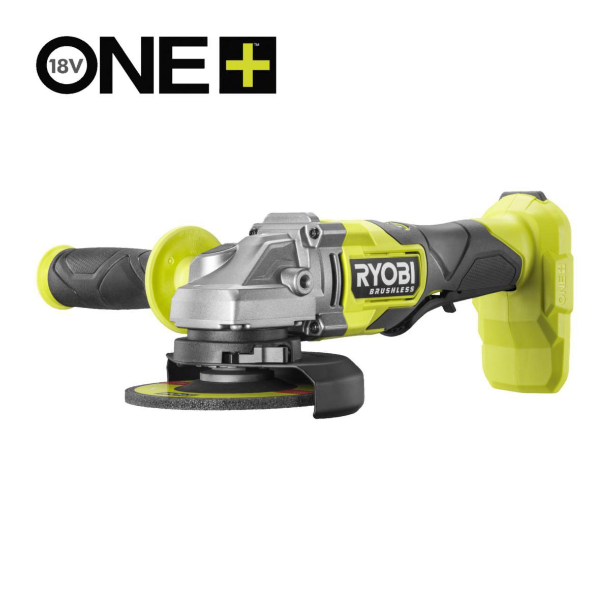 Vinkelslipmaskin RYOBI One+ RAG18BL-0 SOLO - VINKELSLIP RYOBI ONE+ RAG18BL-0 SOLO