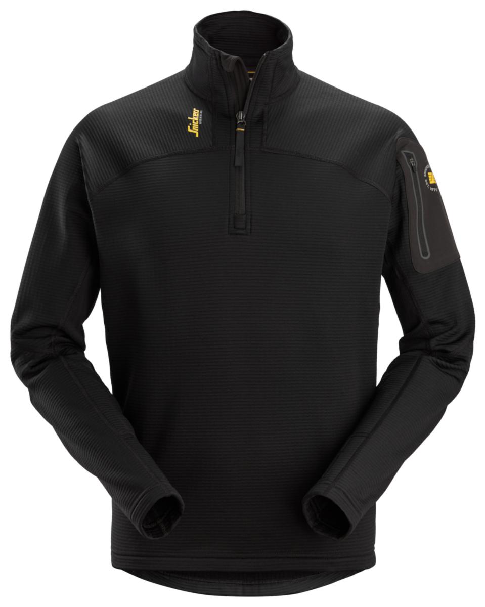 Tröja Snickers 9435 - TRÖJA SNICKERS 9435 SVART MICROFLEECE STL M
