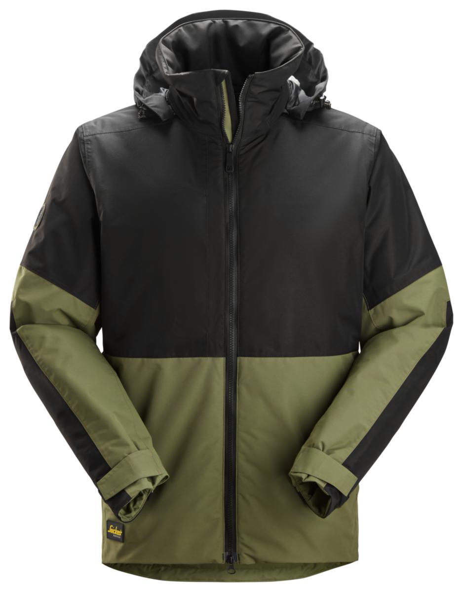 Vinterjacka Snickers 1104 AllroundWork - VINTERJACKA SNICKERS 1104 AW GRÖN/SVART STL XXL