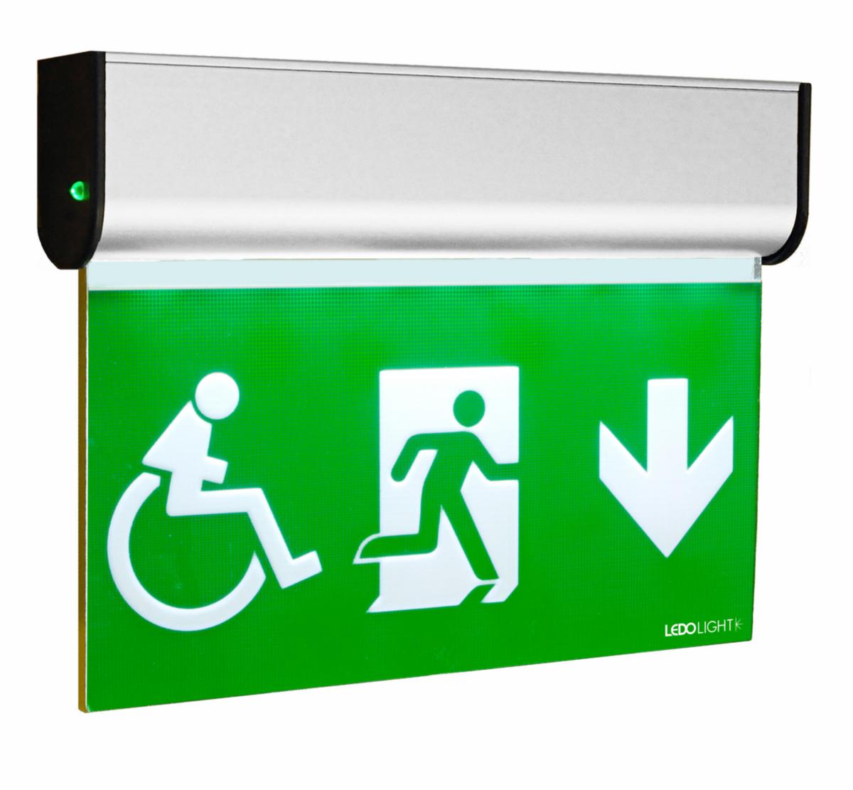 Hänvisningsarmatur LedoNomic CAP 25m - NÖDBE NOMIC 25M CAP RULLSTO AL