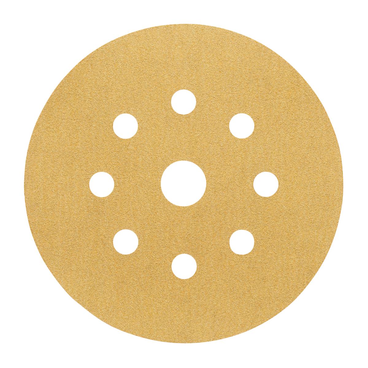 Slippappersrondell 3M 255P 150 mm 9-hål kardborre - SLIPPAPPERSRONDELL 3M 255P 150MM, P320, 9-HÅL, KARDBORRE