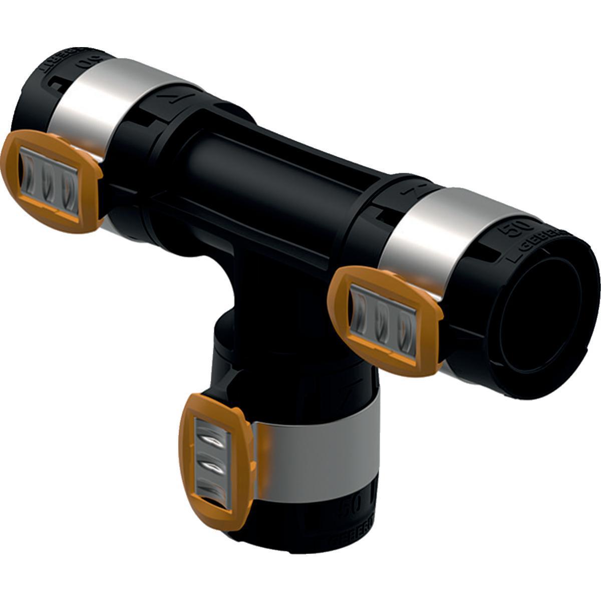 T-pipe equal-sided FlowFit, Geberit - FLOWFIT TEE 50MM PPSU GEBERIT