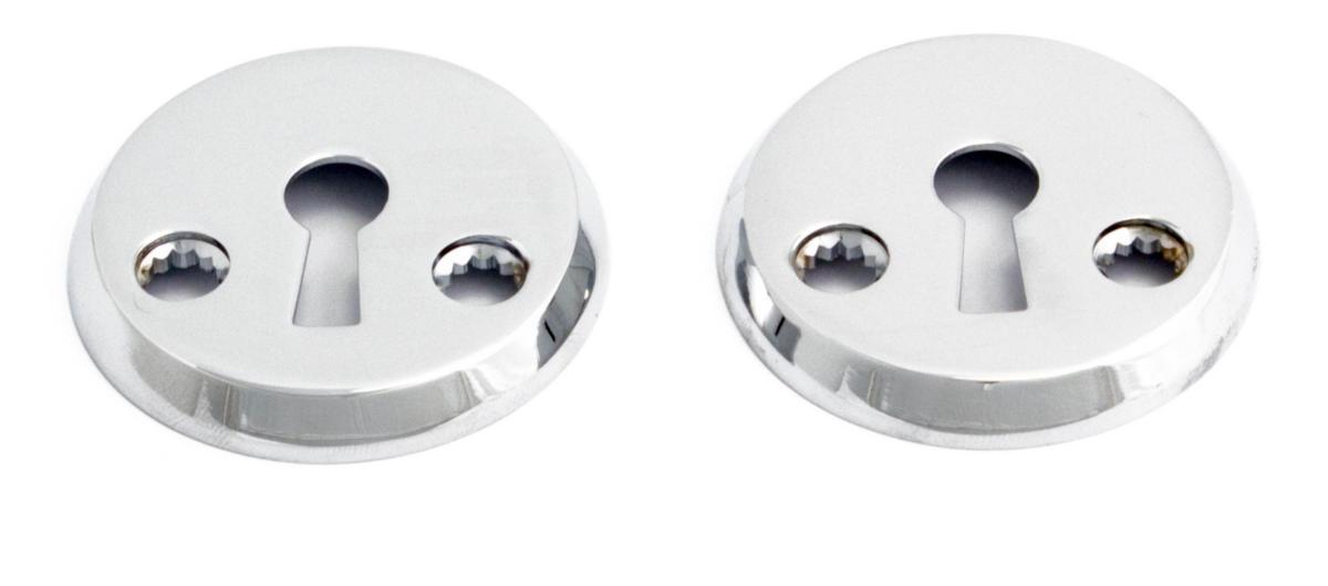 KEYHOLE ESCUTCHEON Habo 2991 - KEY PLATE 2991Z CHROME
