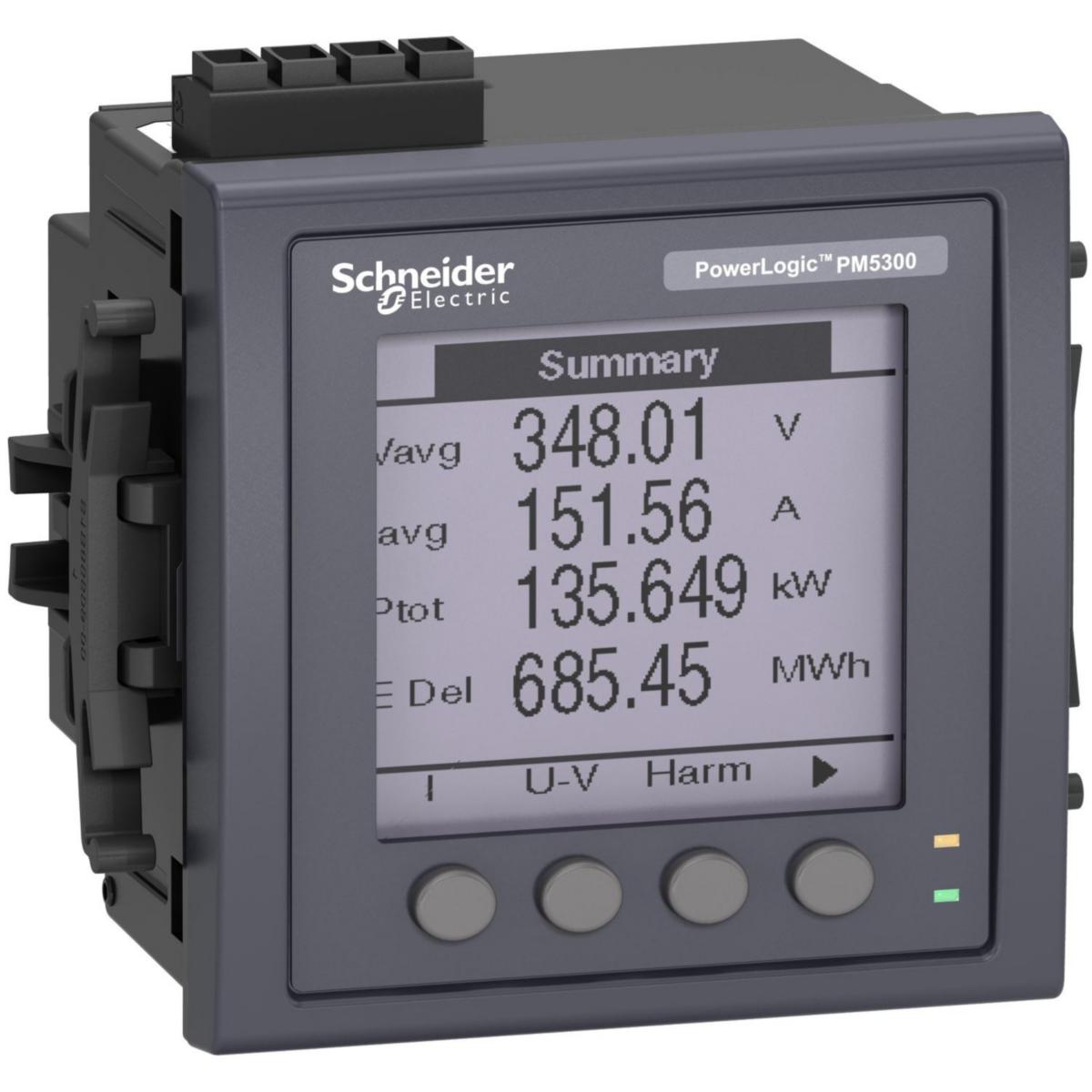 Kombinationsinstrument PowerLogic PM5000 - KOMB INSTR MODBUS 2DI-2DO METSEPM5310