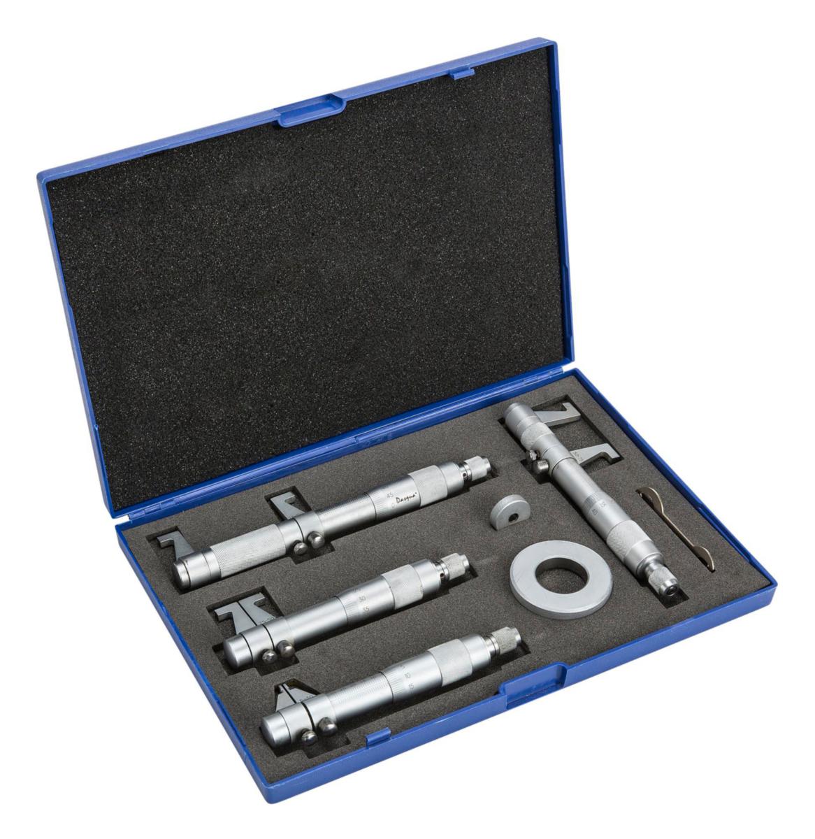 Micrometer Set Dasqua Internal 4 Pieces - MIKROMETER DASQUA SET, INV 4-DEL, 5-100MM