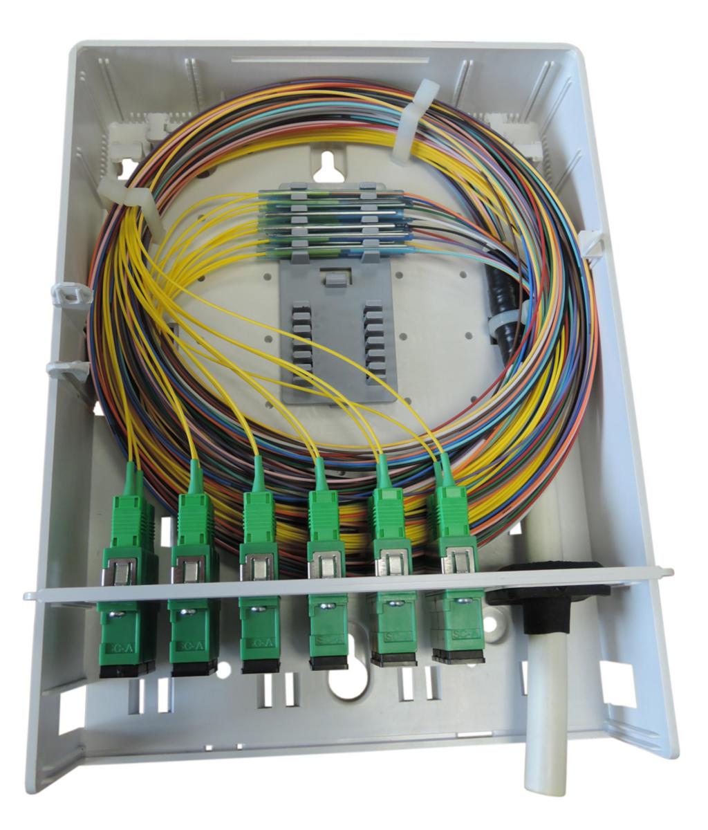 Fiberbox inomhus 6xSCD/6xLCQ - FIBERBOX INOMHUS 6XSCD/6XLCQ