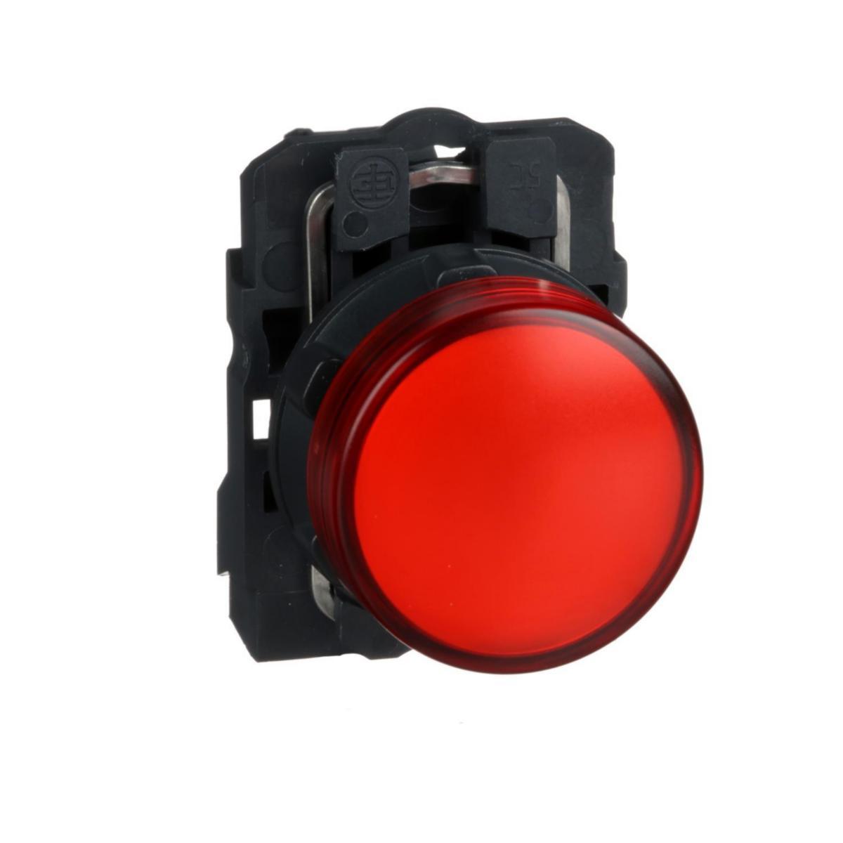 Signallampa XB5AV med inbyggd LED - SIGNALLAMPA RÖD LED 120 VAC XB5AVG4