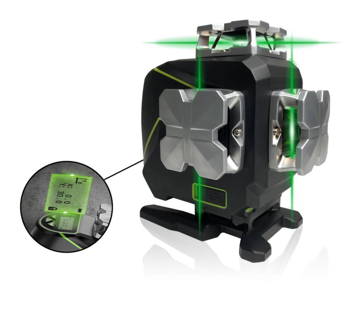 Linjelaser Elma X360-4 - LINJELASER ELMA LASER X360-4