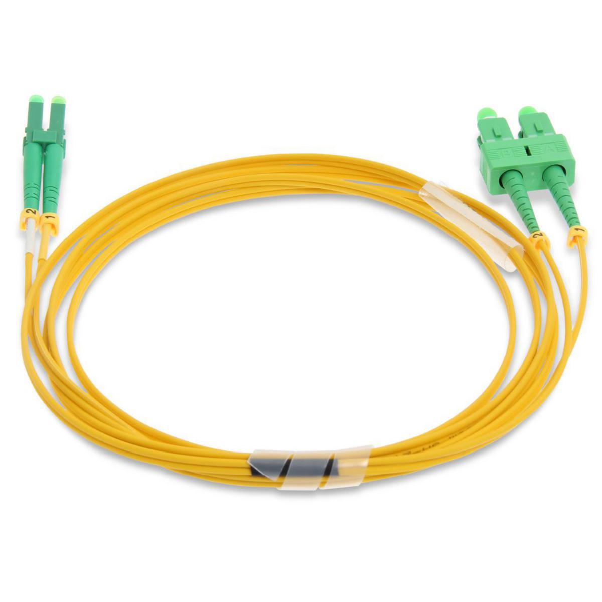 Fiberkablage SM Duplex SC/APC-LC/APC OS2 9/125 - 2XSC-LC 10/ APC 2M GUL 41F-S1-LC-SC-02A