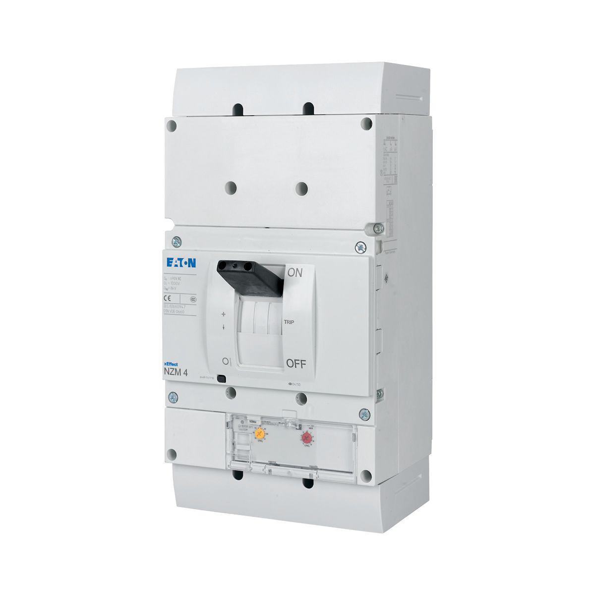 Effektbrytare typ NZM brytförmåga 85kA vid 415VAC - MCCB 3P 630A 85KA ELEKTRONISKT NZMH4-AE630