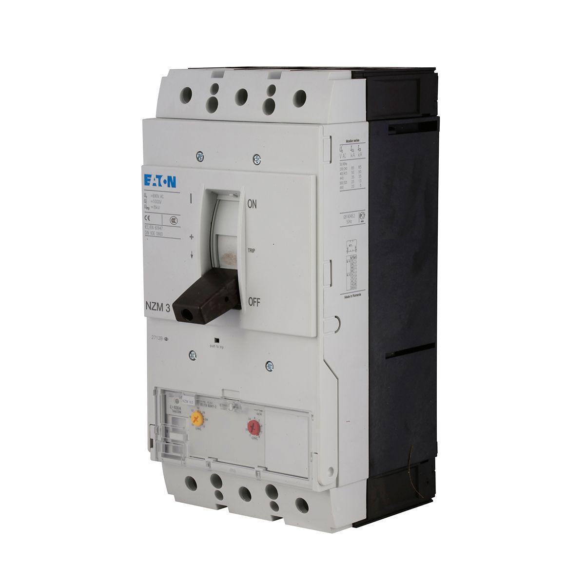 Effektbrytare typ NZM brytförmåga 50kA vid 415VAC - MCCB 3P 400A 50KA ELEKTRONISKT NZMN3-AE400-NA