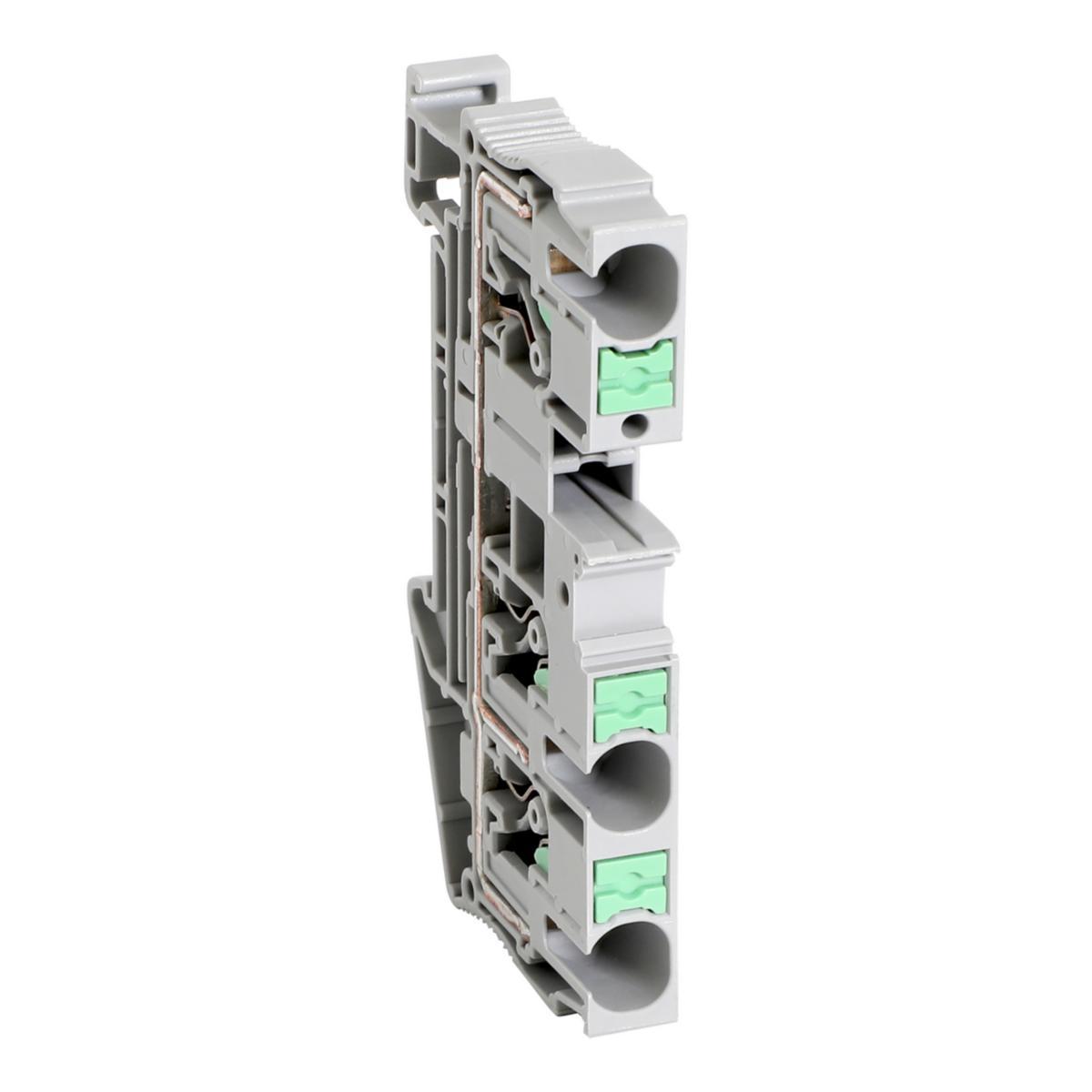 Kopplingsplint, Linergy TR, push-in typ - PLINT PUSCH-IN 6MM2 3ANSL BLÅ NSYTRP63