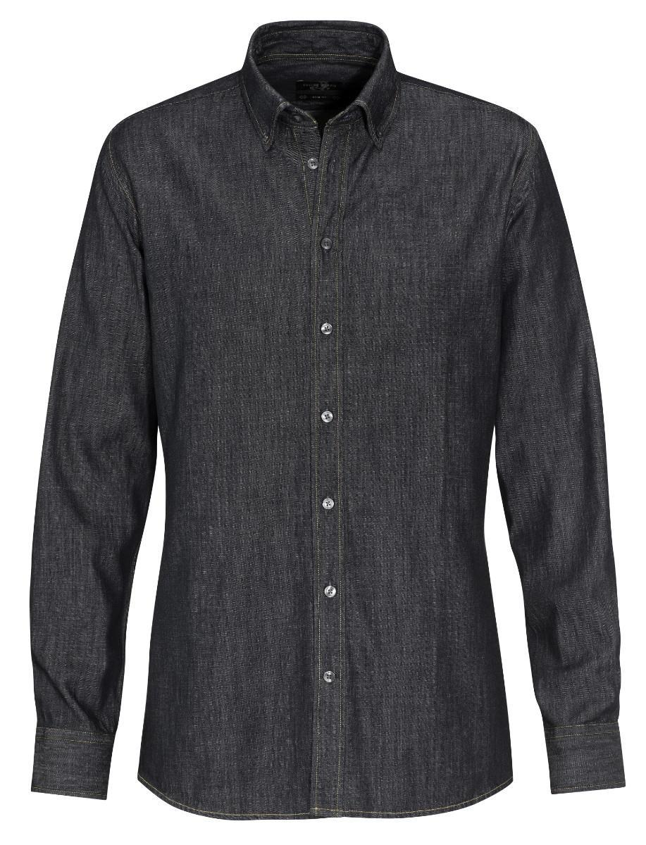 Skjorta Ernst Alexis 5795 Denim slim - SKJORTA EA 5795-27 DENIM SLIM MARIN 39/40