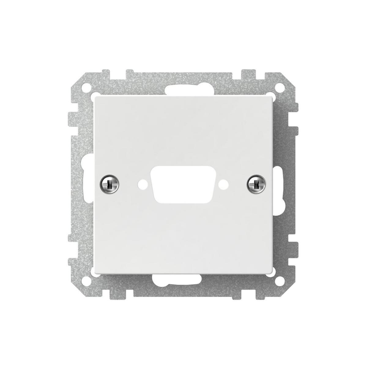 Centrumplatta D-sub, Schneider - CENTRUMPLATTA 1X9-P D-SUB VIT EXXACT