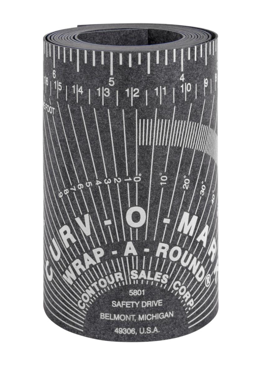 Wrap-a-round CURV-O-MARK - CURV-O-MARK WRAP-A-ROUND 176B BLACK L 175°C/350°F Ø3-10"