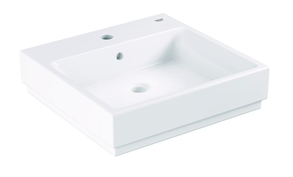 Tvättställ Cube, Grohe - GROHE TVÄTTSTÄLL CUBE CERAMIC 500X490, BÄNK