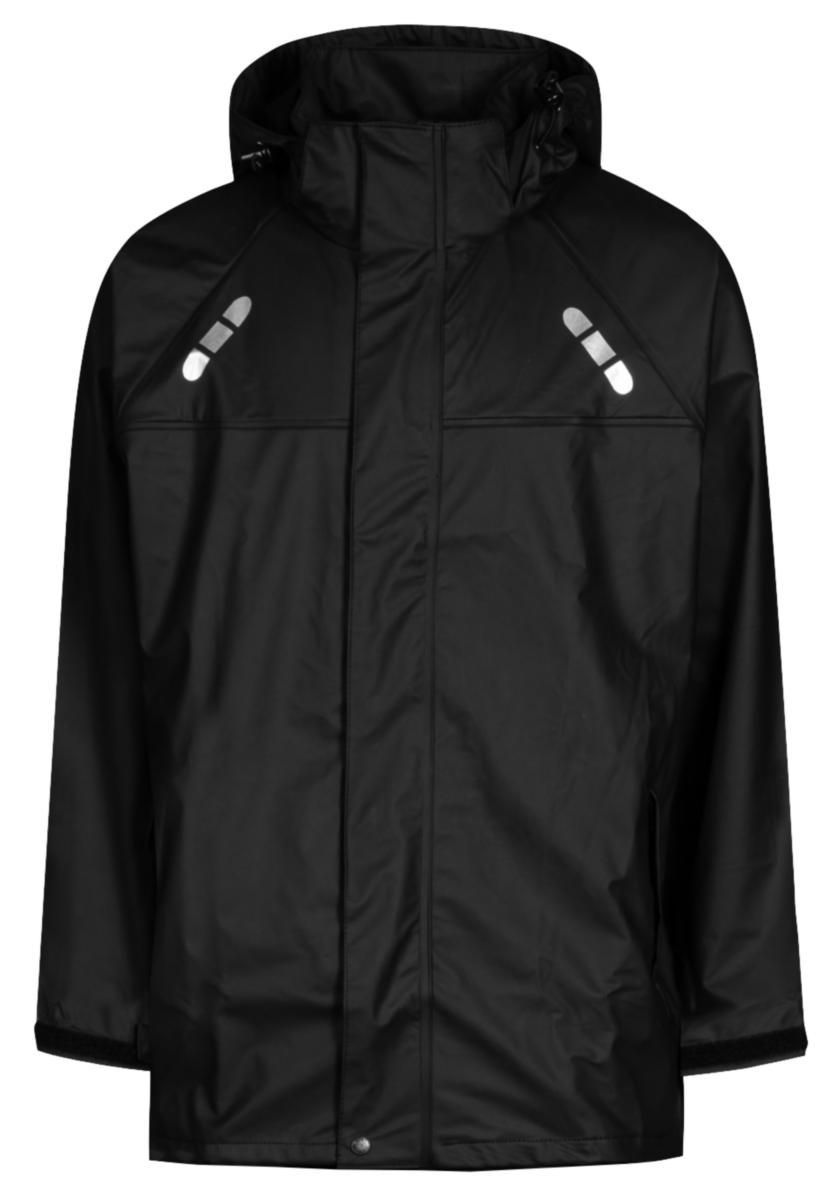 Regnjacka Lyngsoe LR1330 - REGNJACKA LYNGSOE LR1330-J SVA SVART PU STL XS