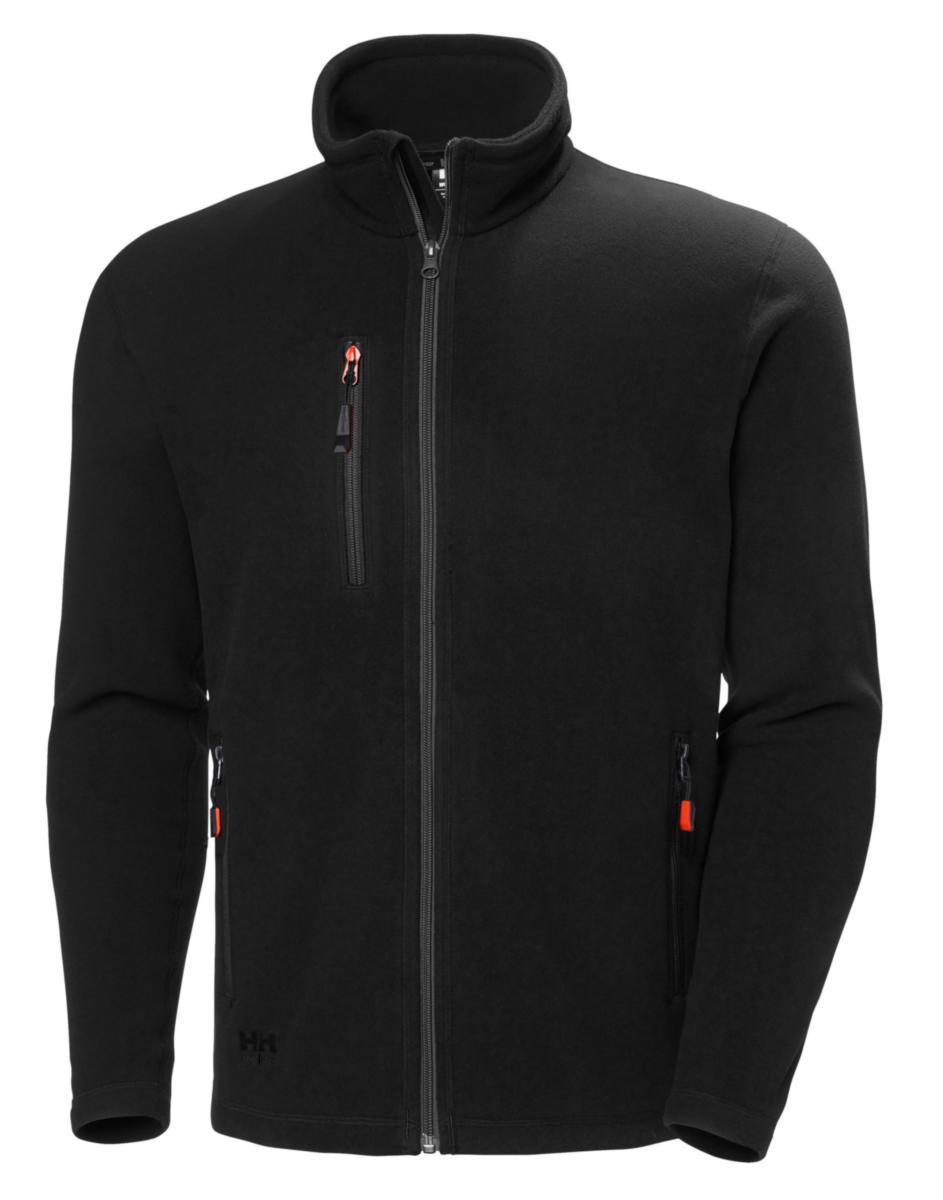 Fleece Jacket Helly Hansen Oxford 72026 - FLEECE JACKET HH 72026-990 BLACK OXFORD SIZE M
