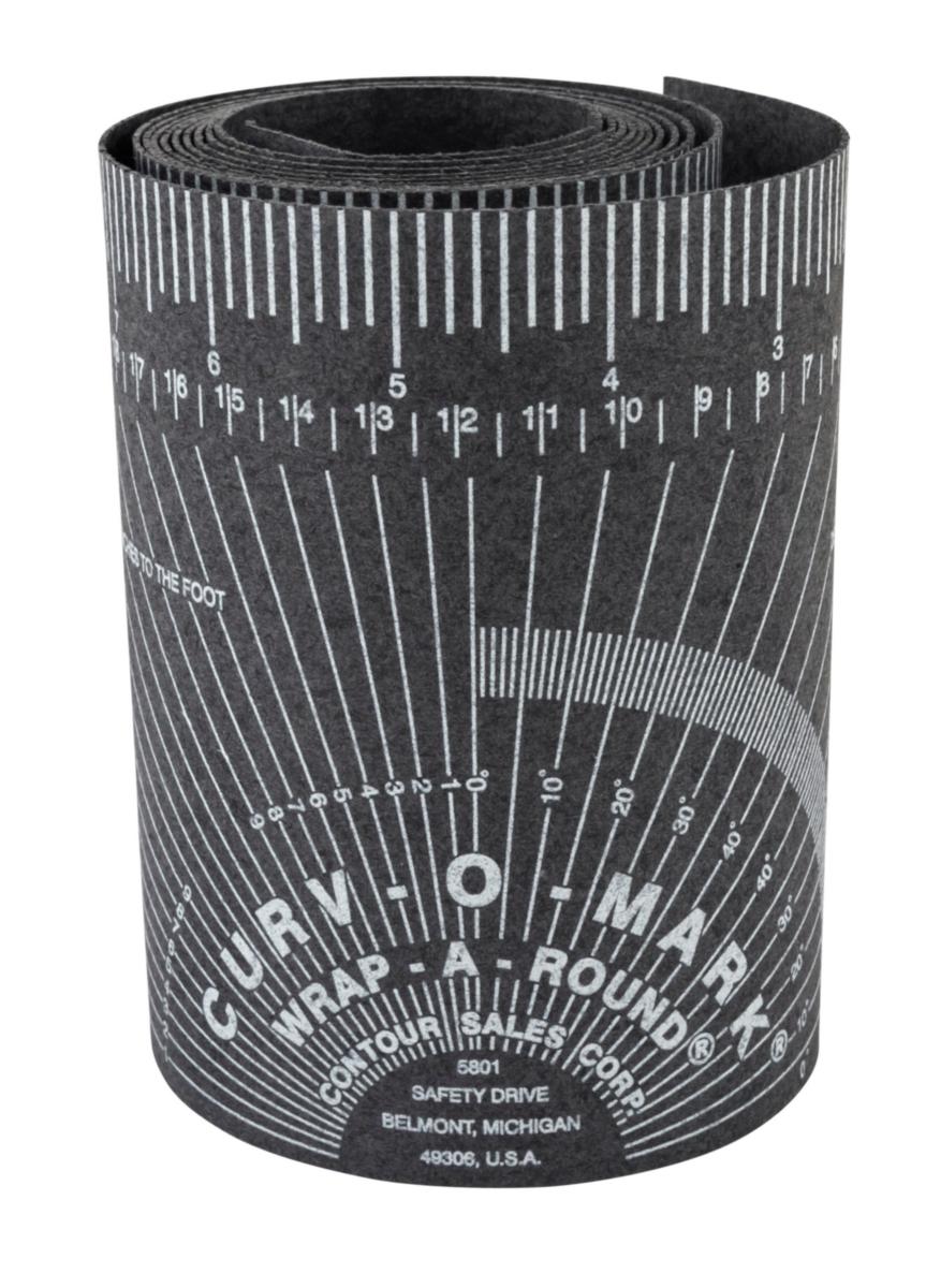 Wrap-a-round CURV-O-MARK - CURV-O-MARK WRAP-A-ROUND 177B BLACK XL 175°C/350°F Ø4-12"