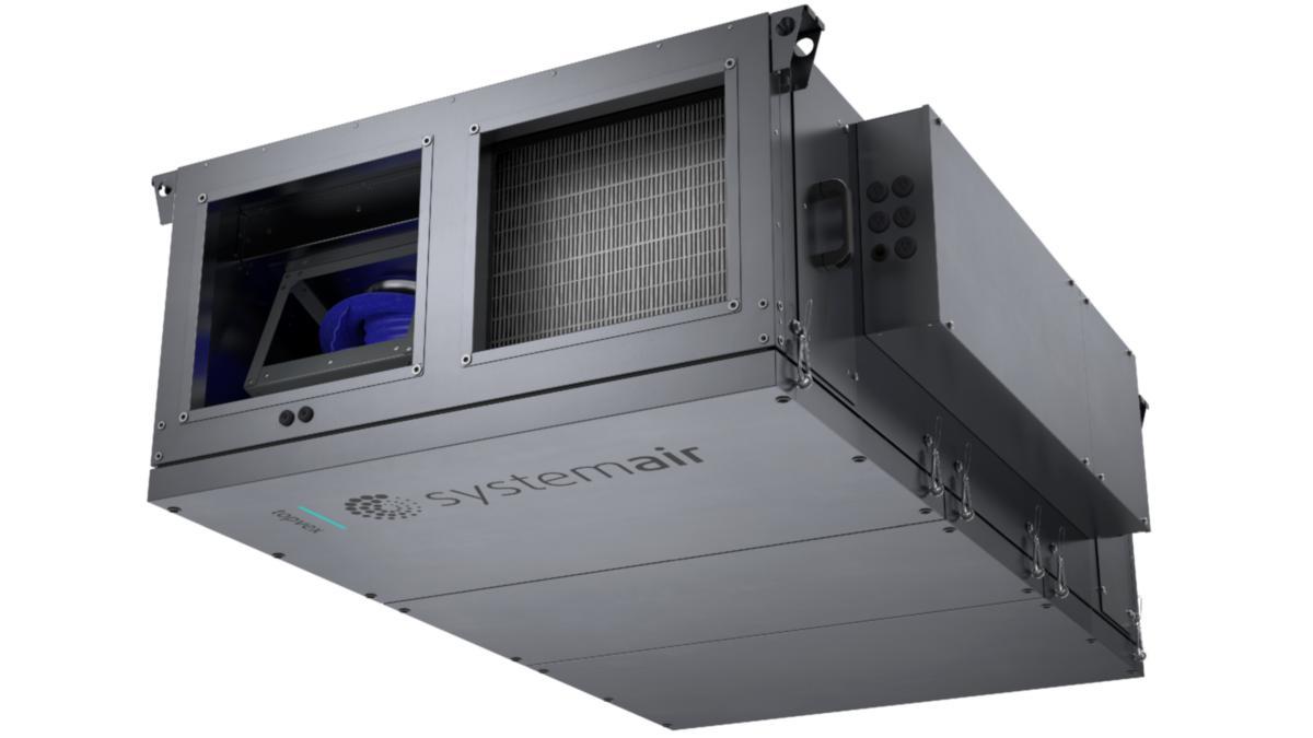Värmeåtervinningsaggregat Topvex FR20, Ingen värmare, Systemair - AGGREGAT TOPVEX FR20-R U-TAK ROT. 230V SYSTEMAIR