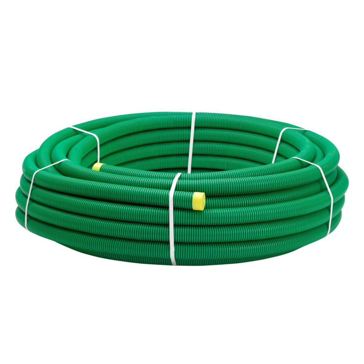 Kabelrör udv-r 50/42 grön dubbelväggsrör på ring - kabelr...