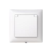 Wall socket 1-way recessed IP44 Saga