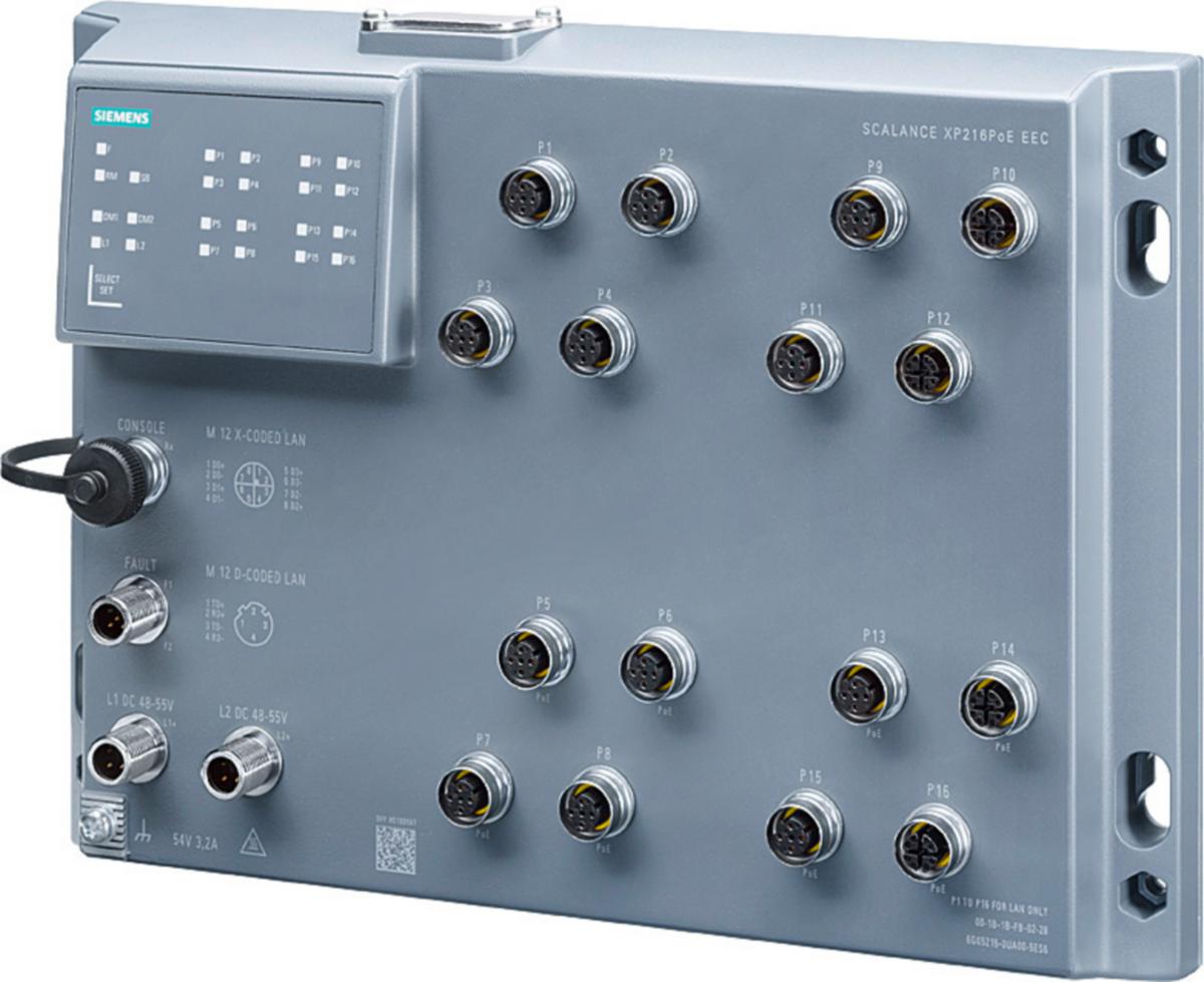 Nätverksswitch Scalance XP-200 - SWITCH XP216POE EEC 6GK5216-0UA00-5ES6
