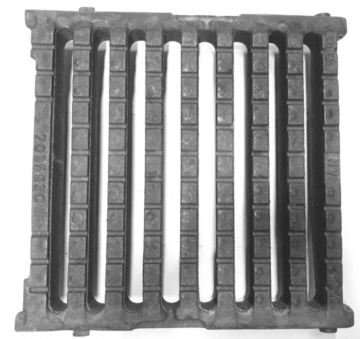 A1 självlåsande gallerlock med tappar - A1 GALLER M TAPPAR C250 GRÅJÄRN