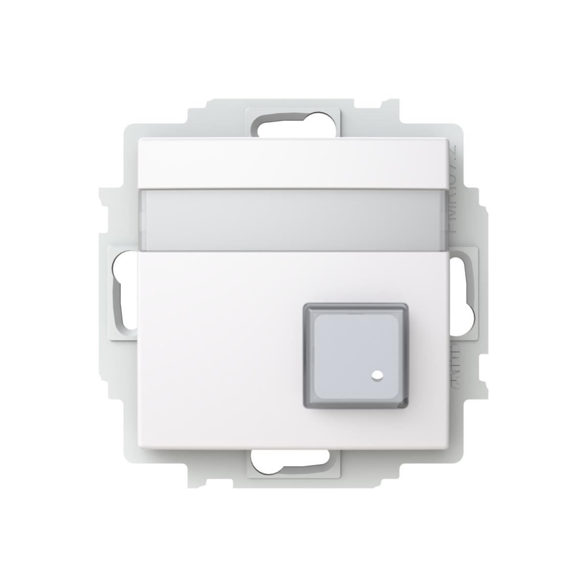 RWC tryckknapp med 1 knapp och summer Saga - RWC TRYCKKNAPP 1-KNAPP+SUM FIP1011-916