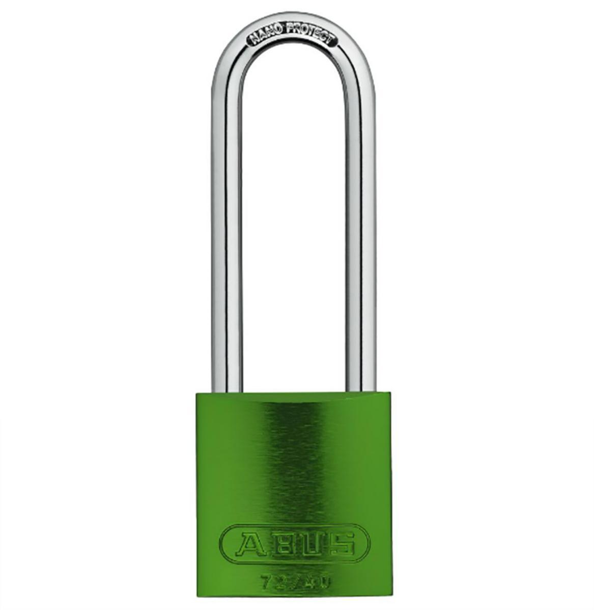Hänglås ABUS 72/40 - HÄNGLÅS ABUS 72/40 HÖG BYGEL 75MM GRÖN