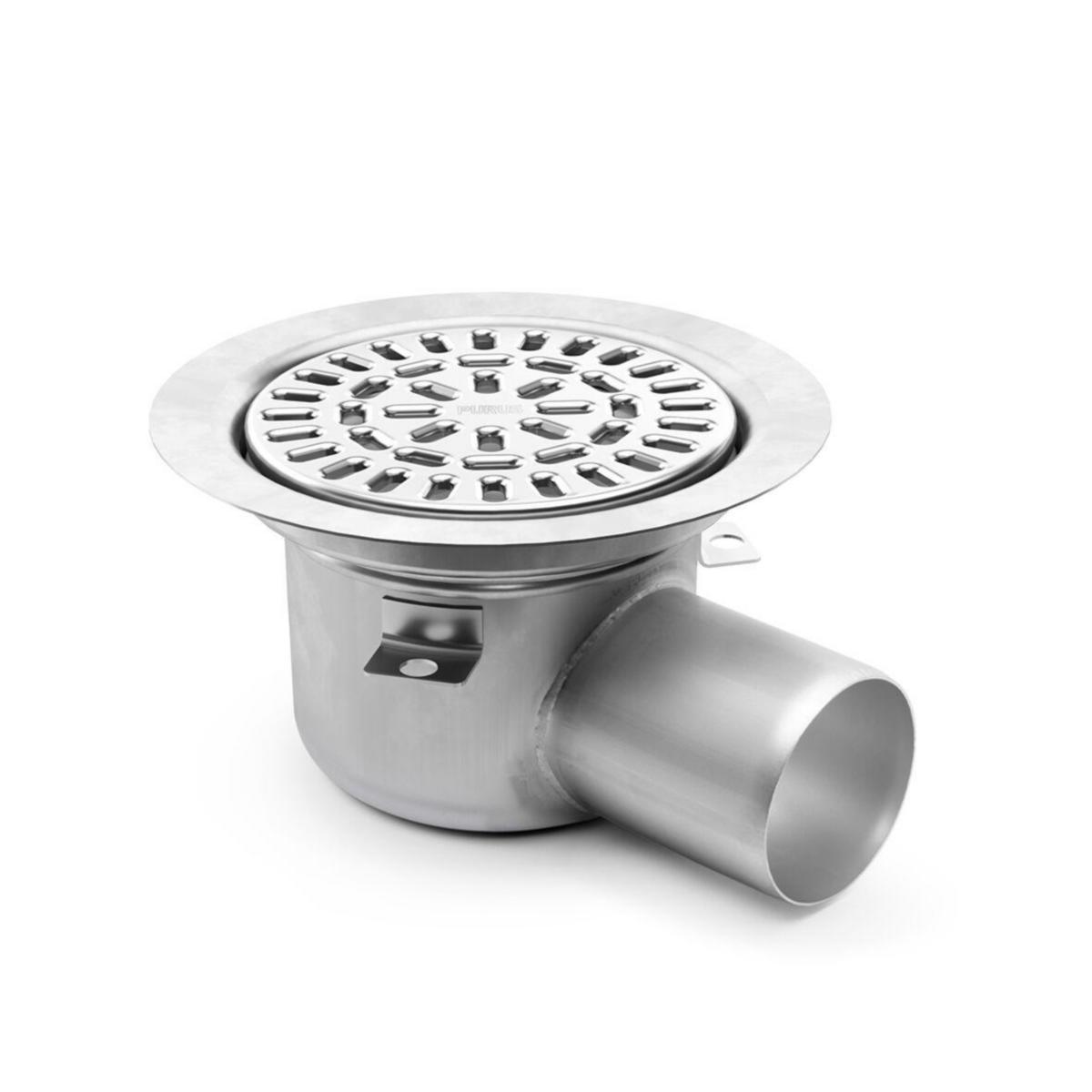 Golvbrunn Sigyn låg 75 sidoutlopp, Purus - GOLVBRUNN SIGYN 75 SIDA LÅG PURUS