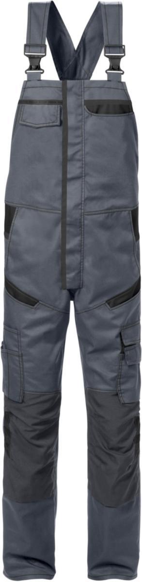 Suspender Trousers Fristads 1555 STFP - BIB´N´BRACE FR 1555 STFP GREY/BLACK C44